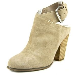 Open Back CARLOS SANTANA Boot 5.5 1/2 Taupe Bootie